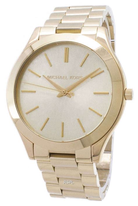 Michael Kors runway champagne dial